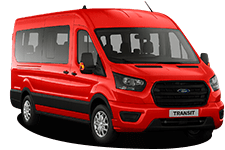 Car Hire Cheadle Hulme - Ford Minibus with Seating for 15 - Minibus hire Cheadle hulme